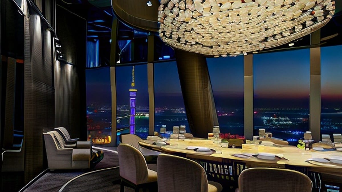 Restaurant im Four Seasons Hotel Guangzhou