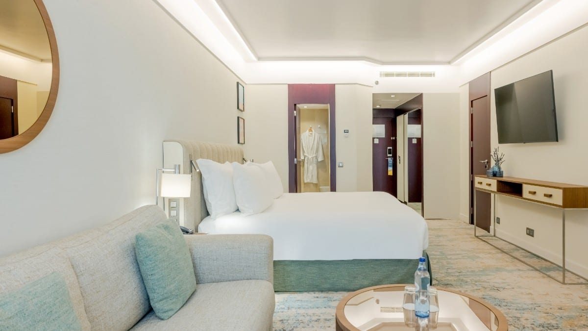 Schlafzimmer im Crowne Plaza PORTO by IHG
