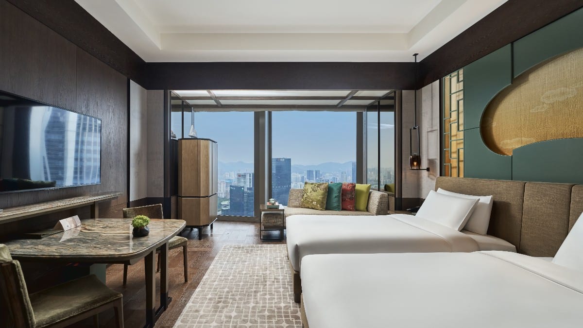 Bedroom at Park Hyatt Shenzhen