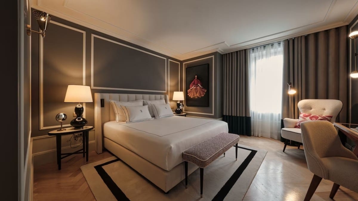 Schlafzimmer im GA Palace Hotel & Spa, a Xixth-Century Villa