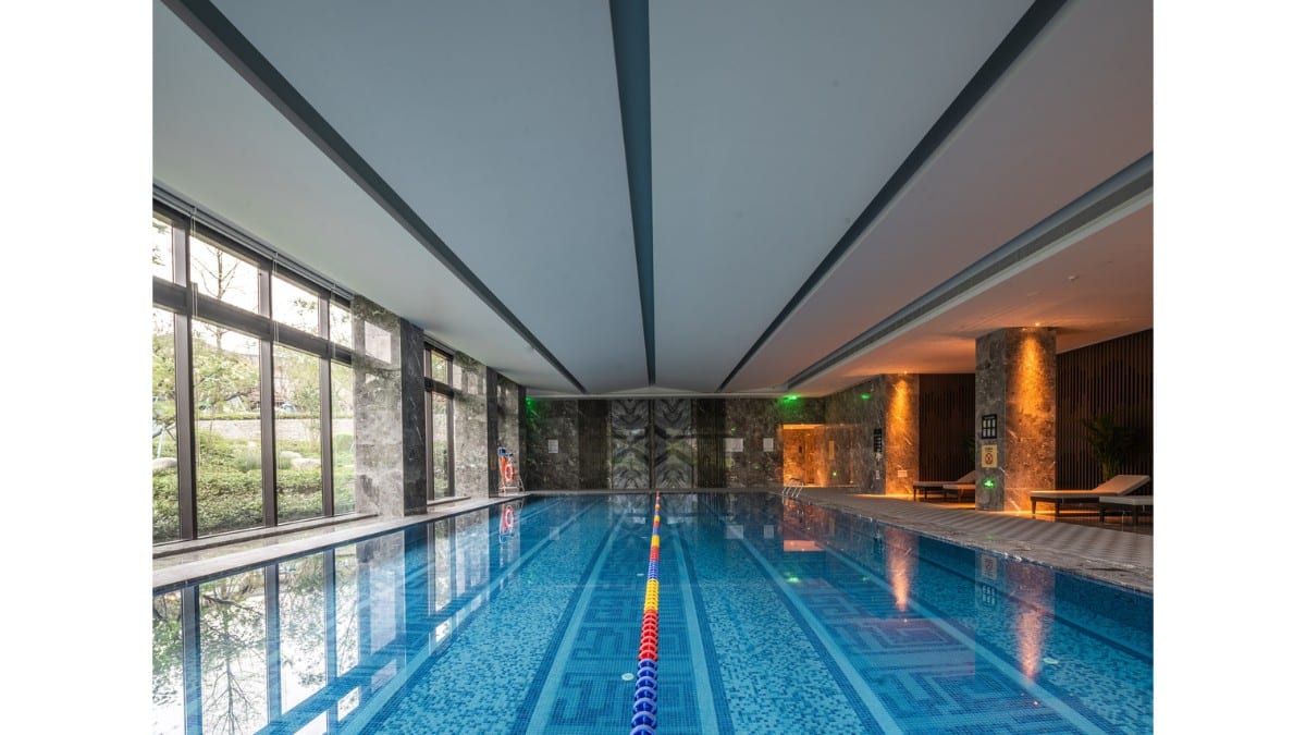 Pool im Song Hotel Chengdu Qingcheng