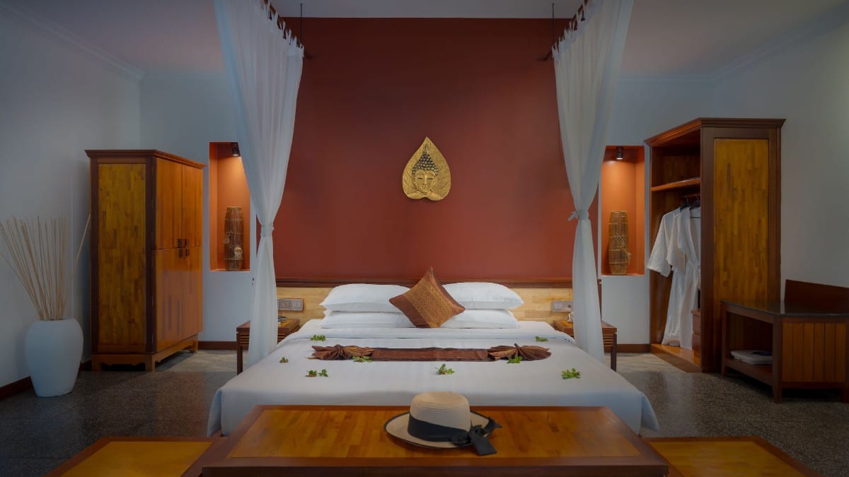 Bedroom at La Rivière d' Angkor Resort