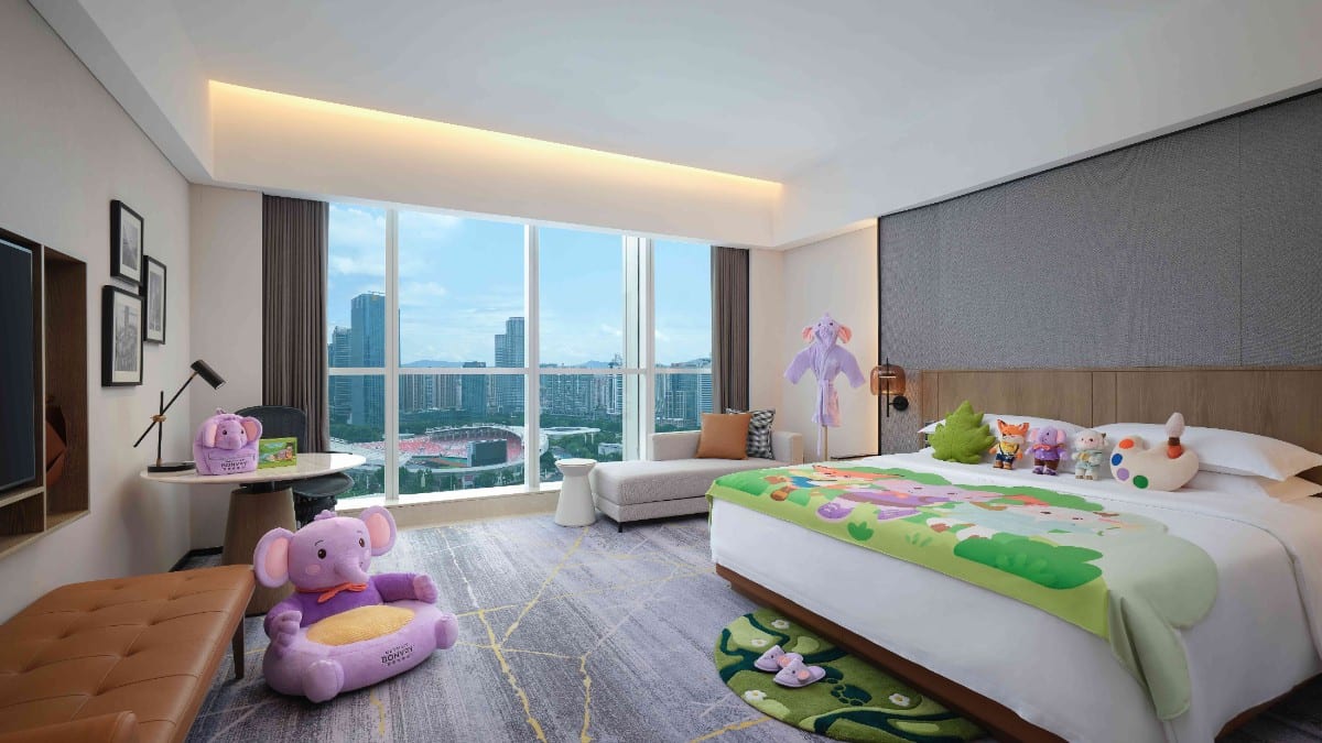 Schlafzimmer im Sheraton Guangzhou Hotel