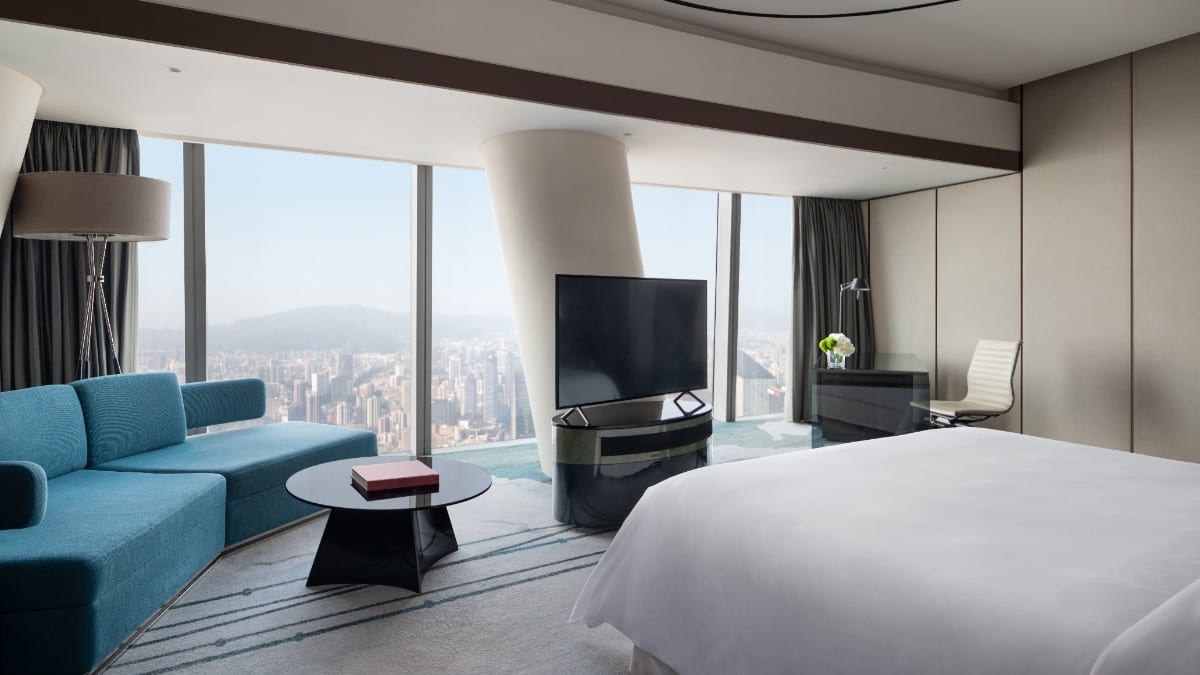 Schlafzimmer im Four Seasons Hotel Guangzhou