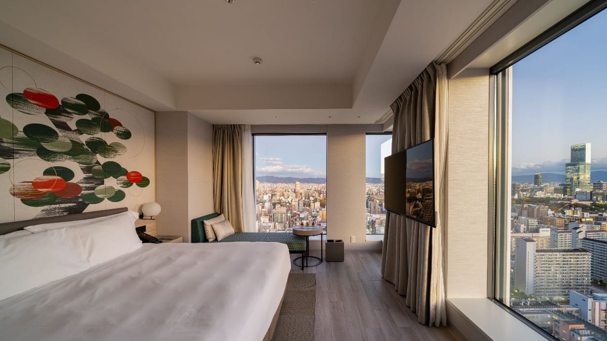 Schlafzimmer im Centara Grand Hotel Osaka