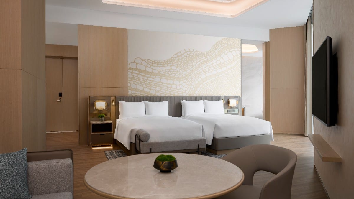 Schlafzimmer im JW Marriott Hotel Chengdu
