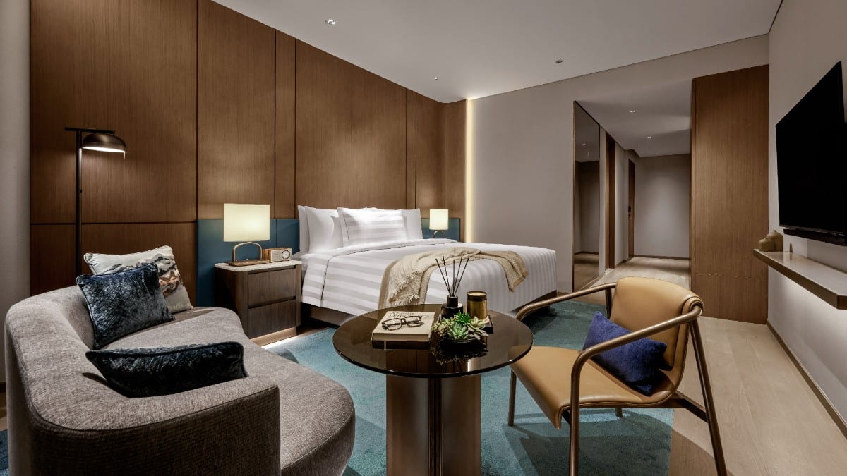 Schlafzimmer im Pan Pacific Jakarta