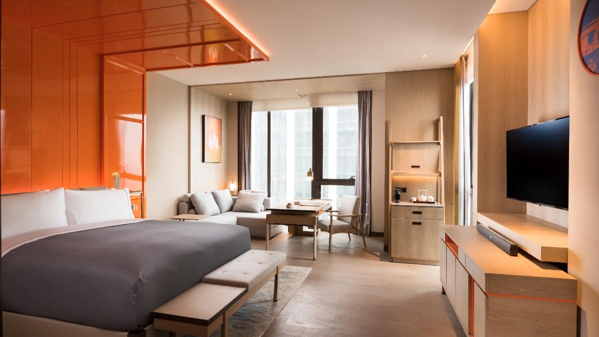 Schlafzimmer im Canopy by Hilton Chengdu City Centre
