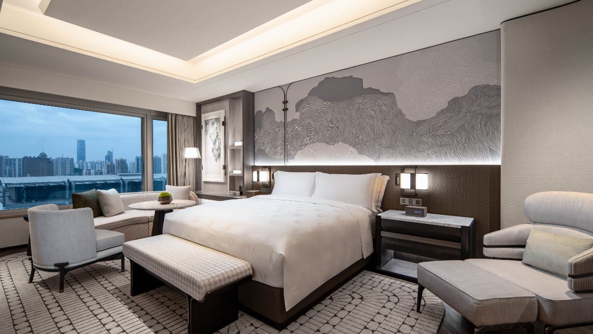Bedroom at The Ritz-Carlton Shenzhen