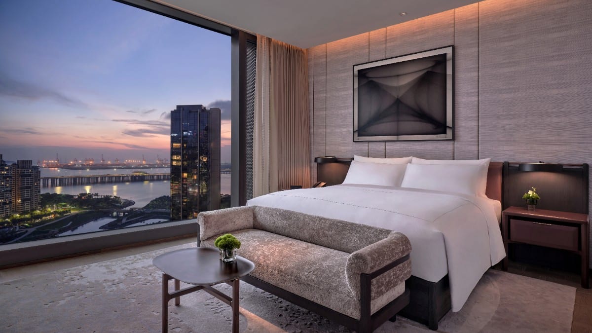 Bedroom at Conrad Shenzhen