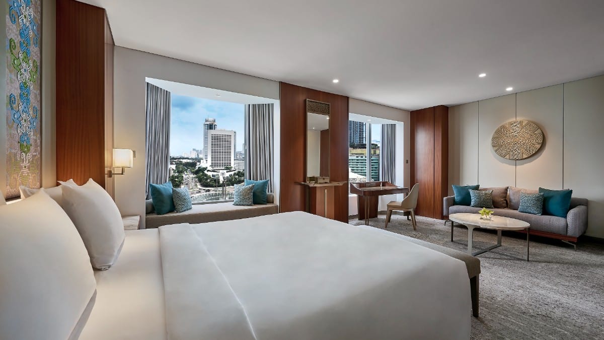 Schlafzimmer im Grand Hyatt Jakarta