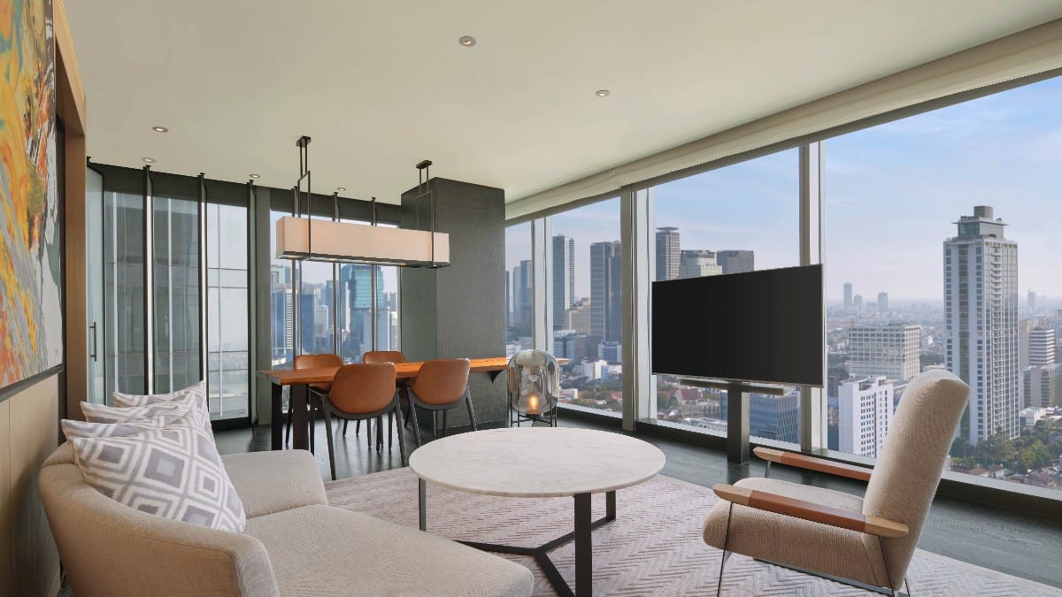 Schlafzimmer im Park Hyatt Jakarta