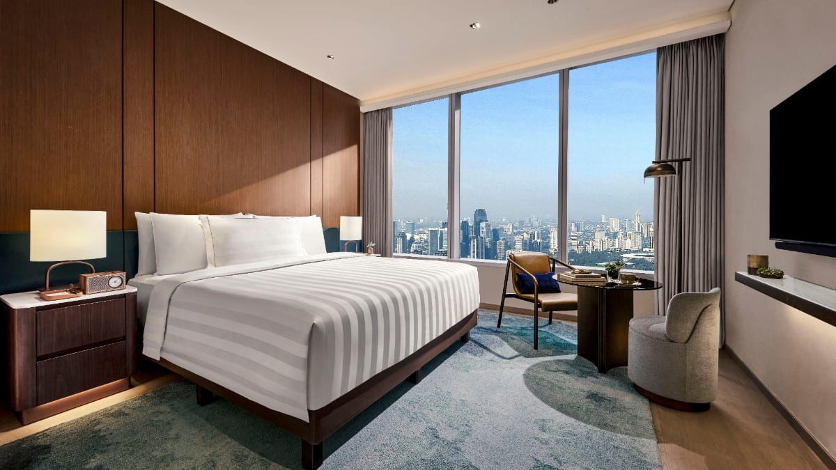 Schlafzimmer im Pan Pacific Jakarta