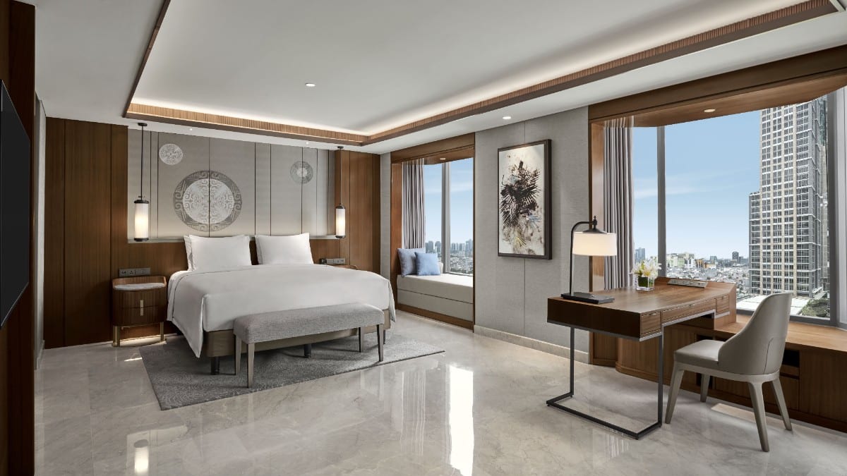 Schlafzimmer im Grand Hyatt Jakarta