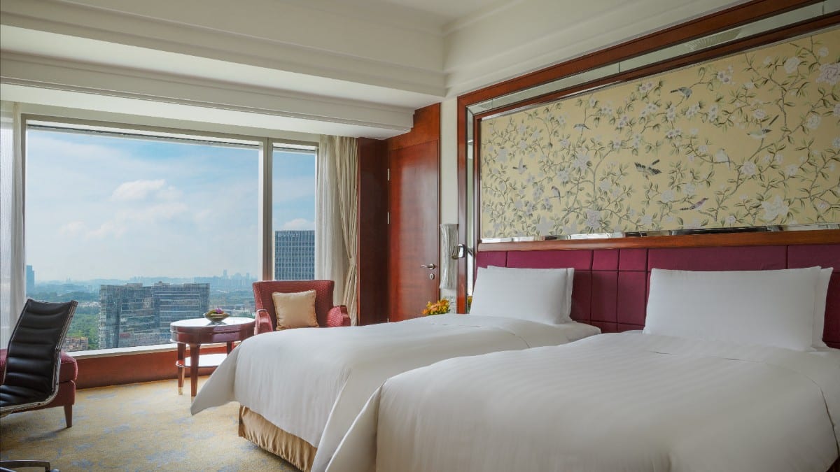 Schlafzimmer im Shangri-La Guangzhou