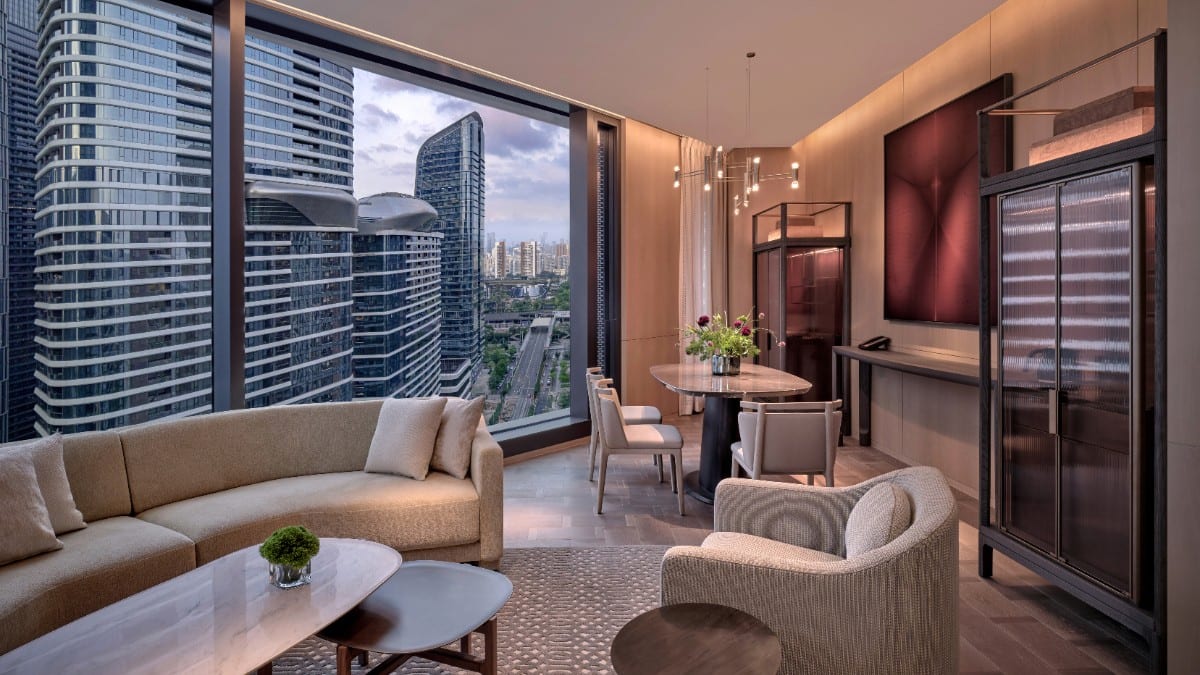 Bedroom at Conrad Shenzhen