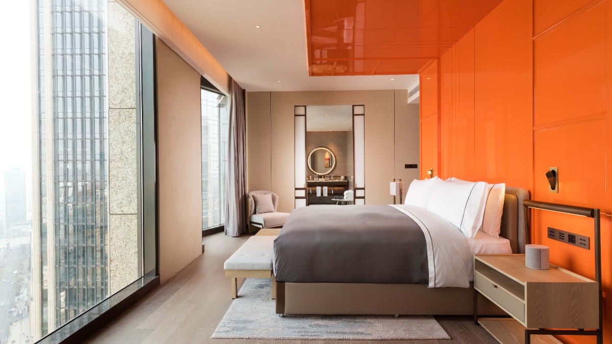 Schlafzimmer im Canopy by Hilton Chengdu City Centre