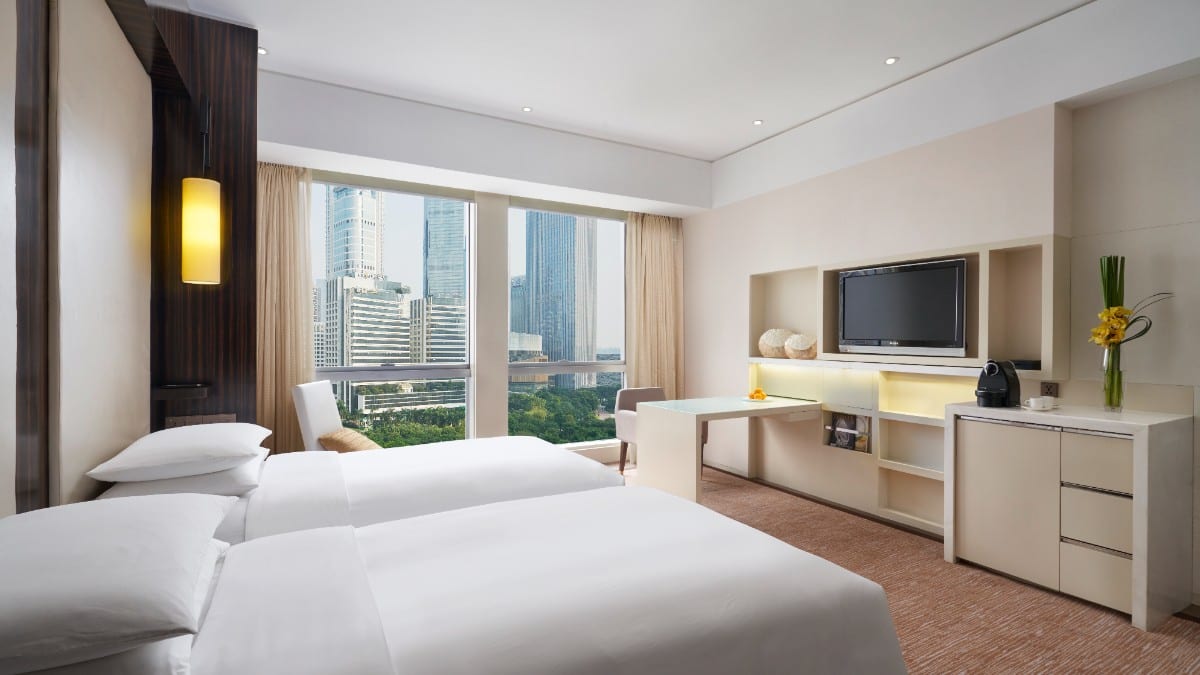 Schlafzimmer im Grand Hyatt Guangzhou