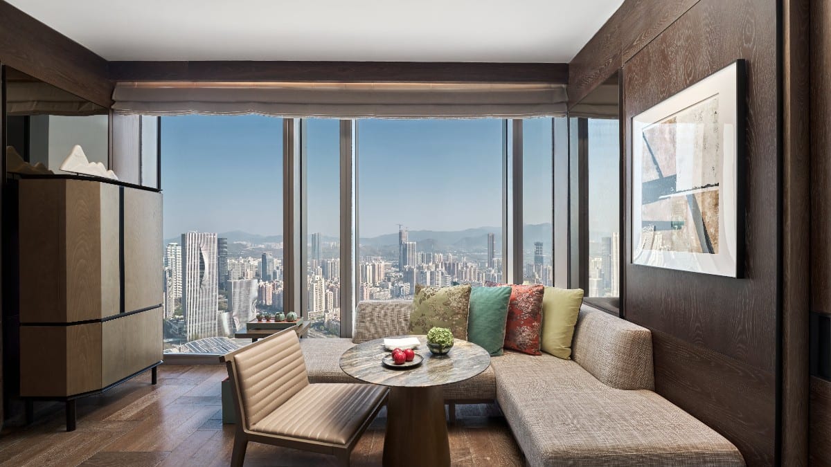 Bedroom at Park Hyatt Shenzhen