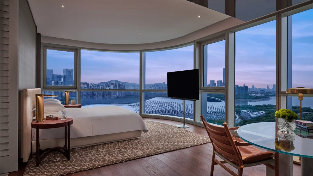 Bedroom at Andaz Shenzhen Bay