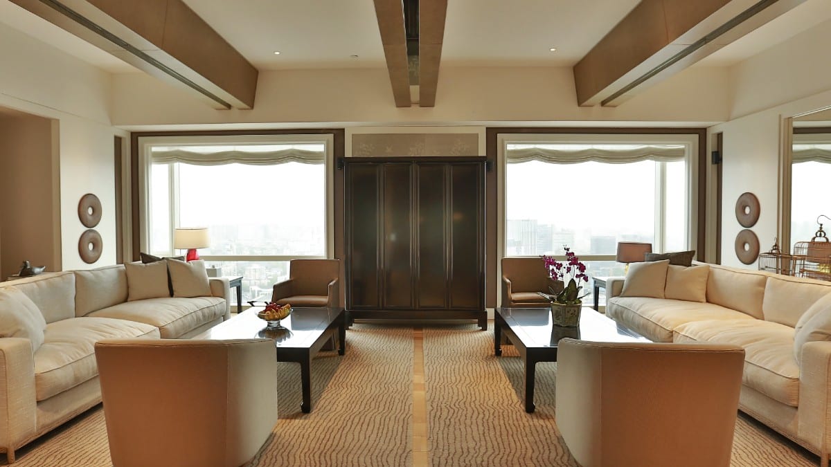 Schlafzimmer im Grand Hyatt Chengdu (Chunxi Road Taikoo Li)