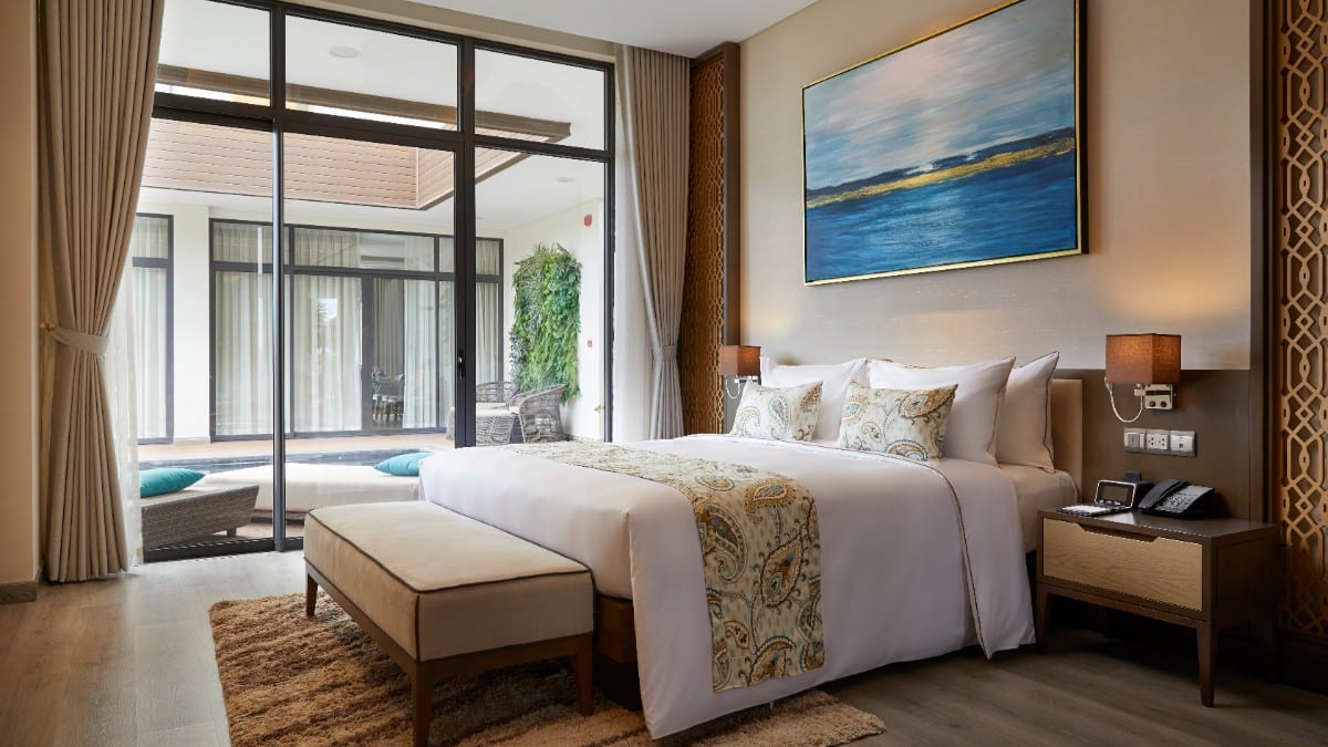 Schlafzimmer im Wyndham Grand KN Paradise Cam Ranh