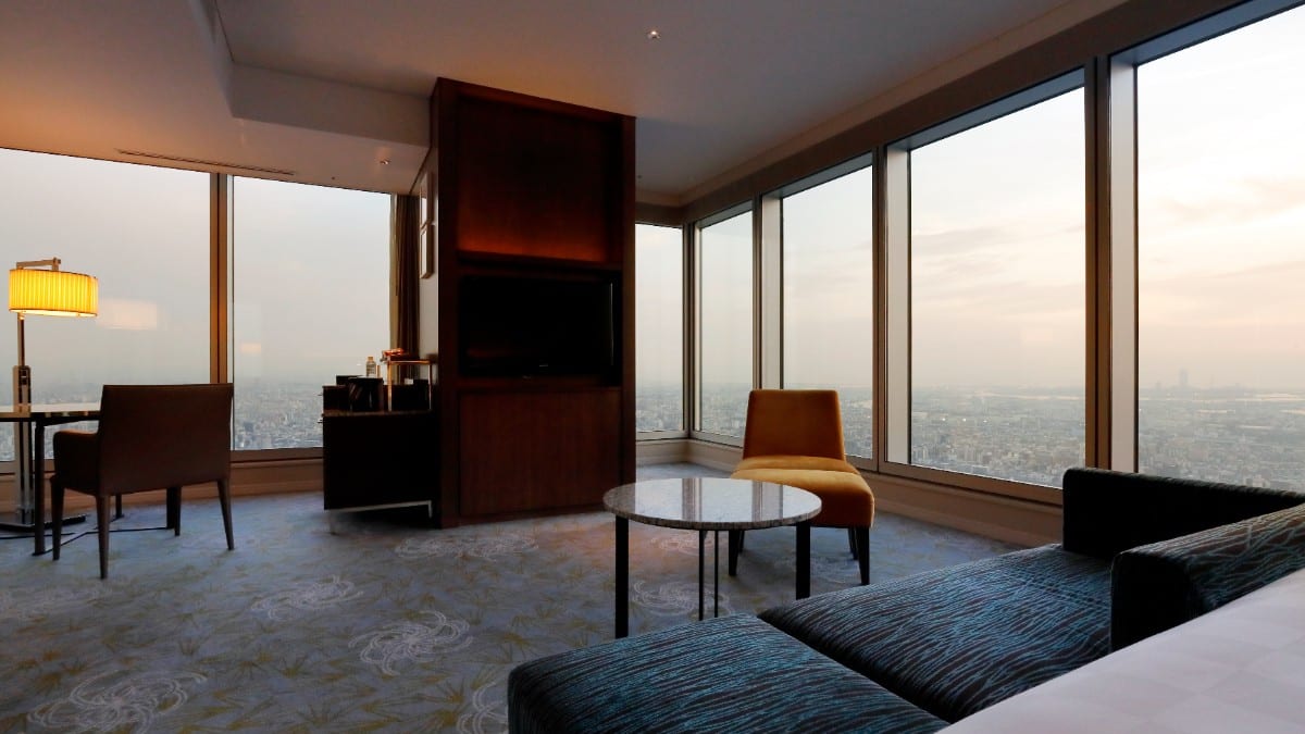 Schlafzimmer im Osaka Marriott Miyako Hotel