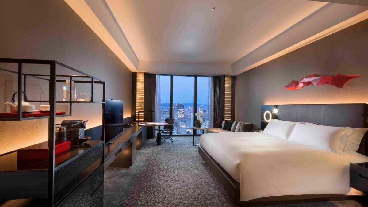 Bedroom at Conrad Osaka