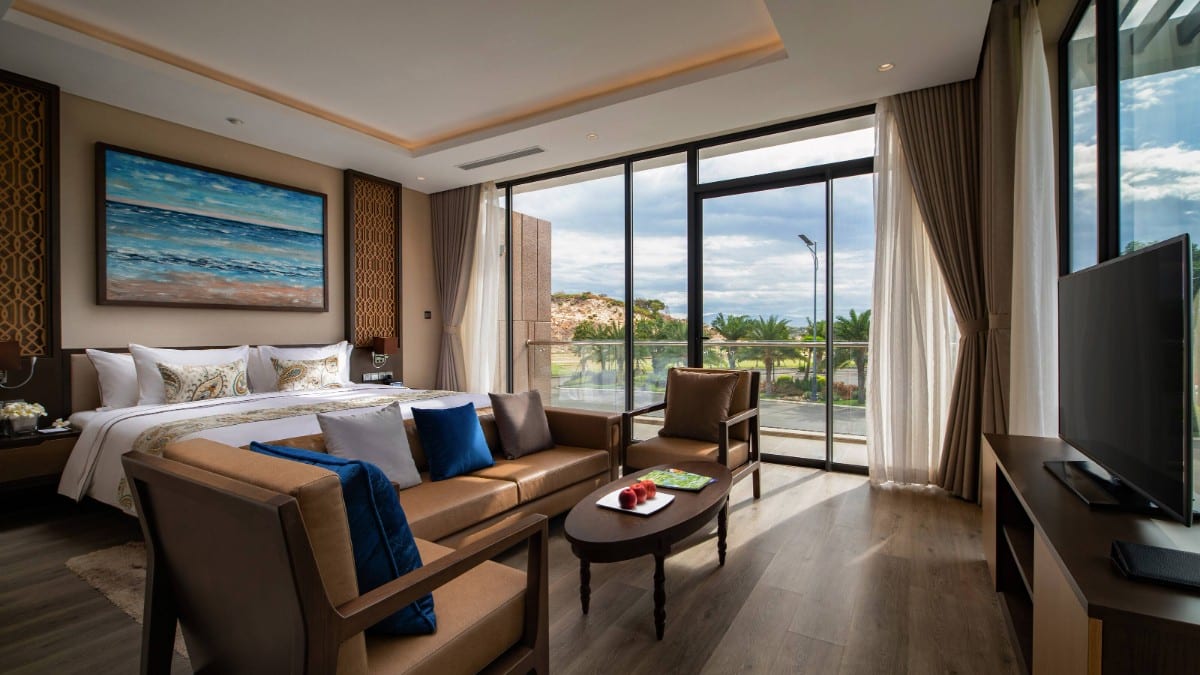 Schlafzimmer im Wyndham Grand KN Paradise Cam Ranh