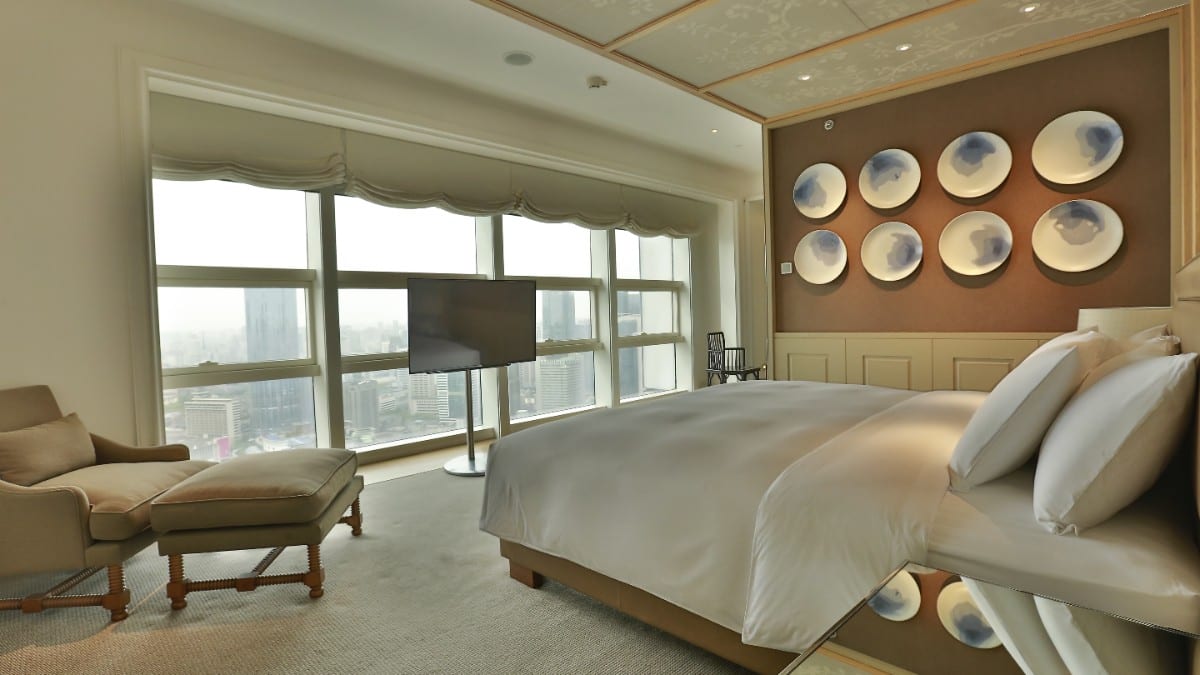 Schlafzimmer im Grand Hyatt Chengdu (Chunxi Road Taikoo Li)