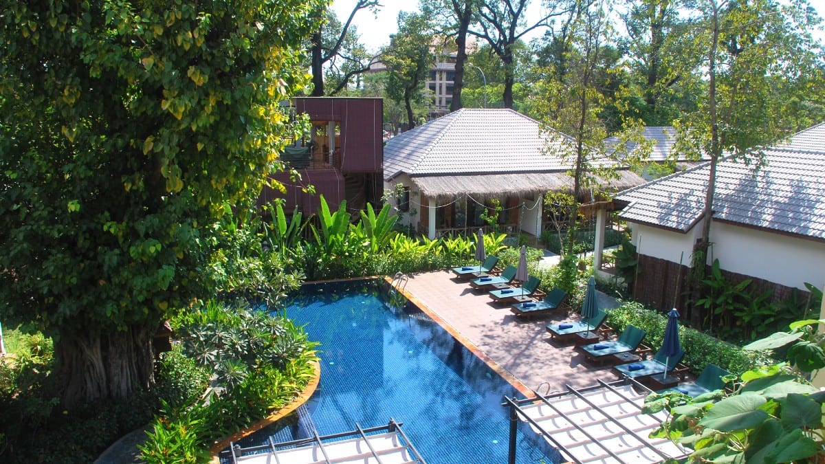 Pool at La Rivière d' Angkor Resort
