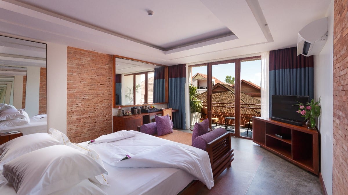 Bedroom at Golden Temple Boutique