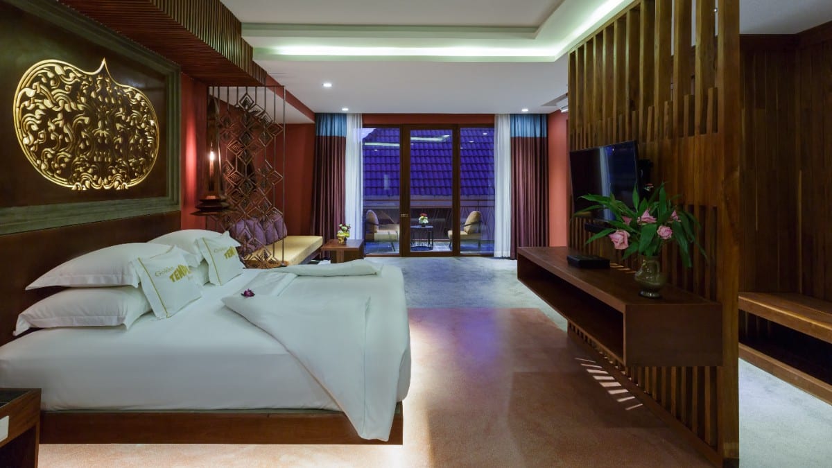 Bedroom at Golden Temple Boutique