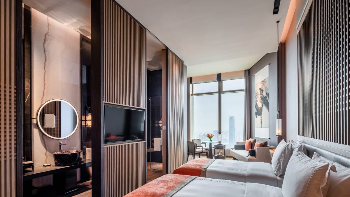 Schlafzimmer im Jumeirah Guangzhou