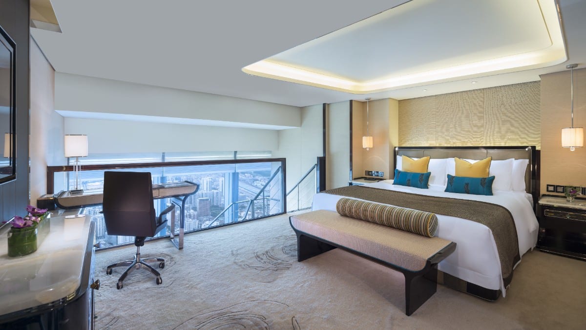 Bedroom at The St. Regis Shenzhen